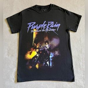 Prince And The Revolution Men’s T-Shirt Black Size Small Purple Rain